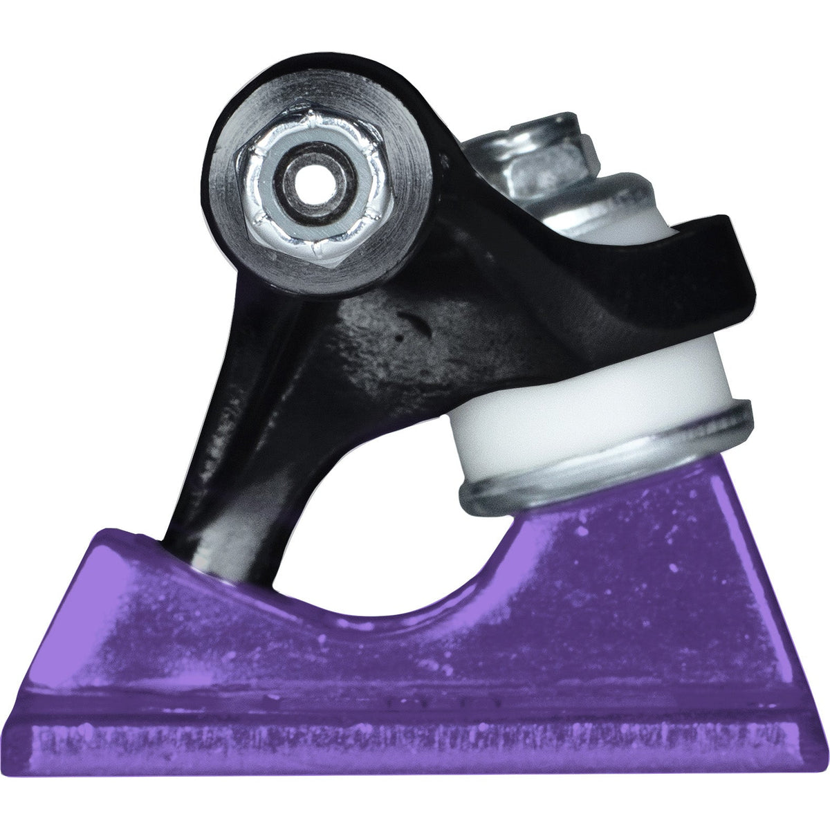 Slappy ST1 Hollow Bam Skateboard Trucks - Black/Purple 8.5"