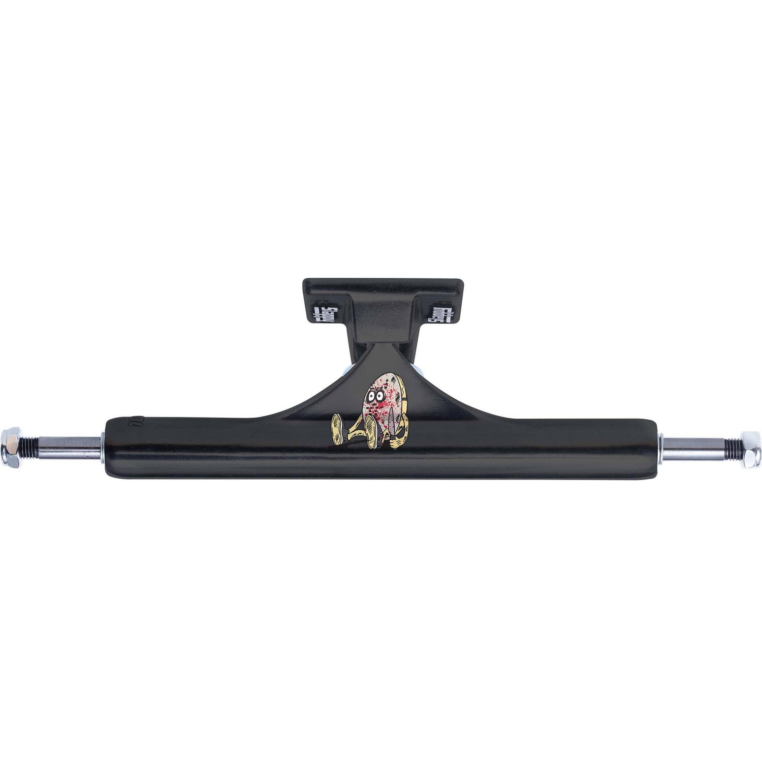 Slappy ST1 Curb Killer Skateboard Trucks - Black 10"