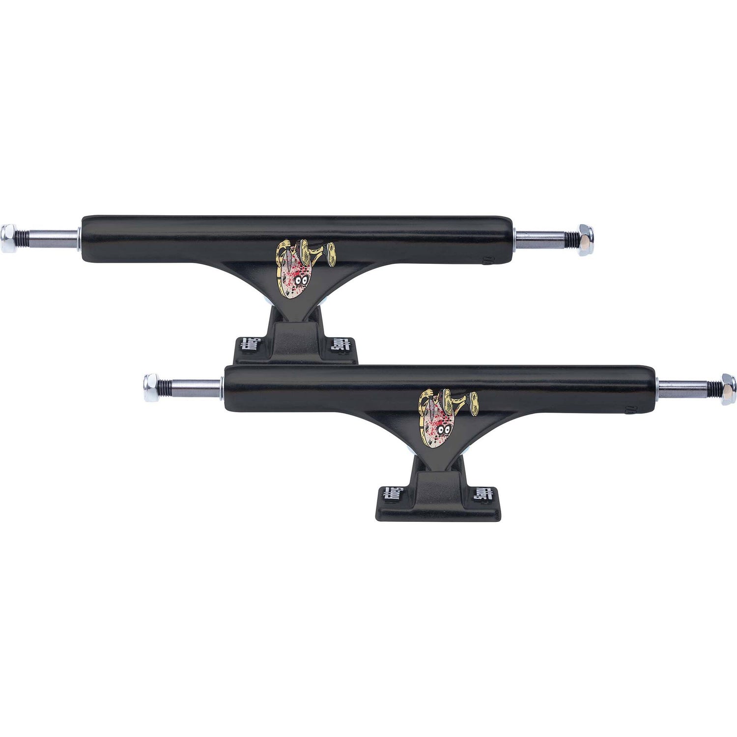 Slappy ST1 Curb Killer Skateboard Trucks - Black 10"