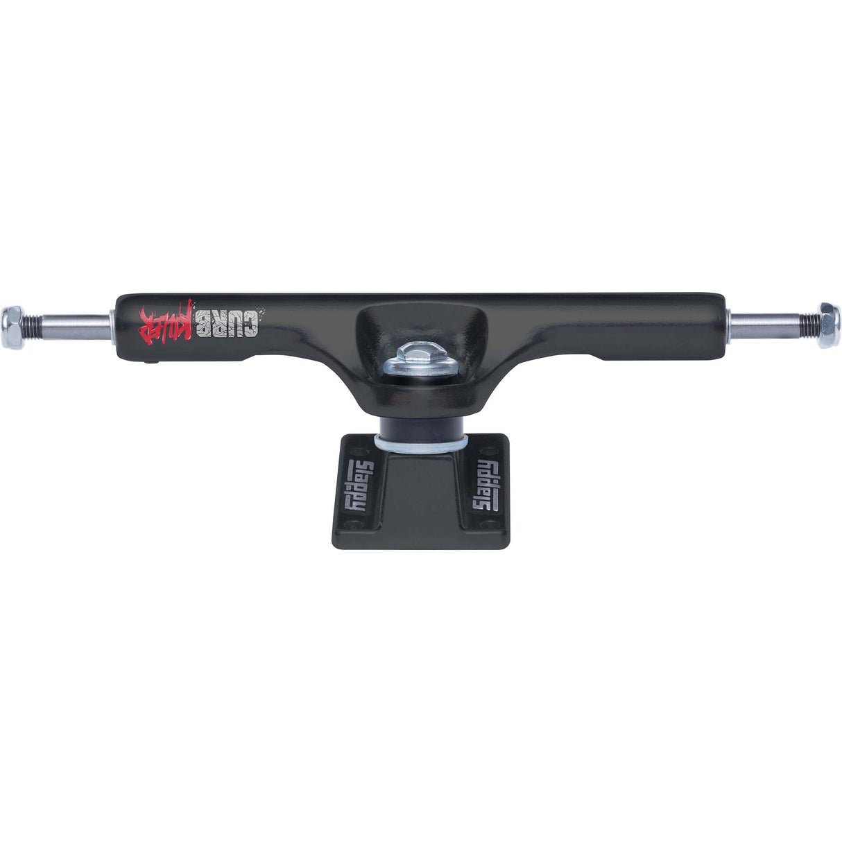 Slappy ST1 Curb Killer Skateboard Trucks - Black 10"