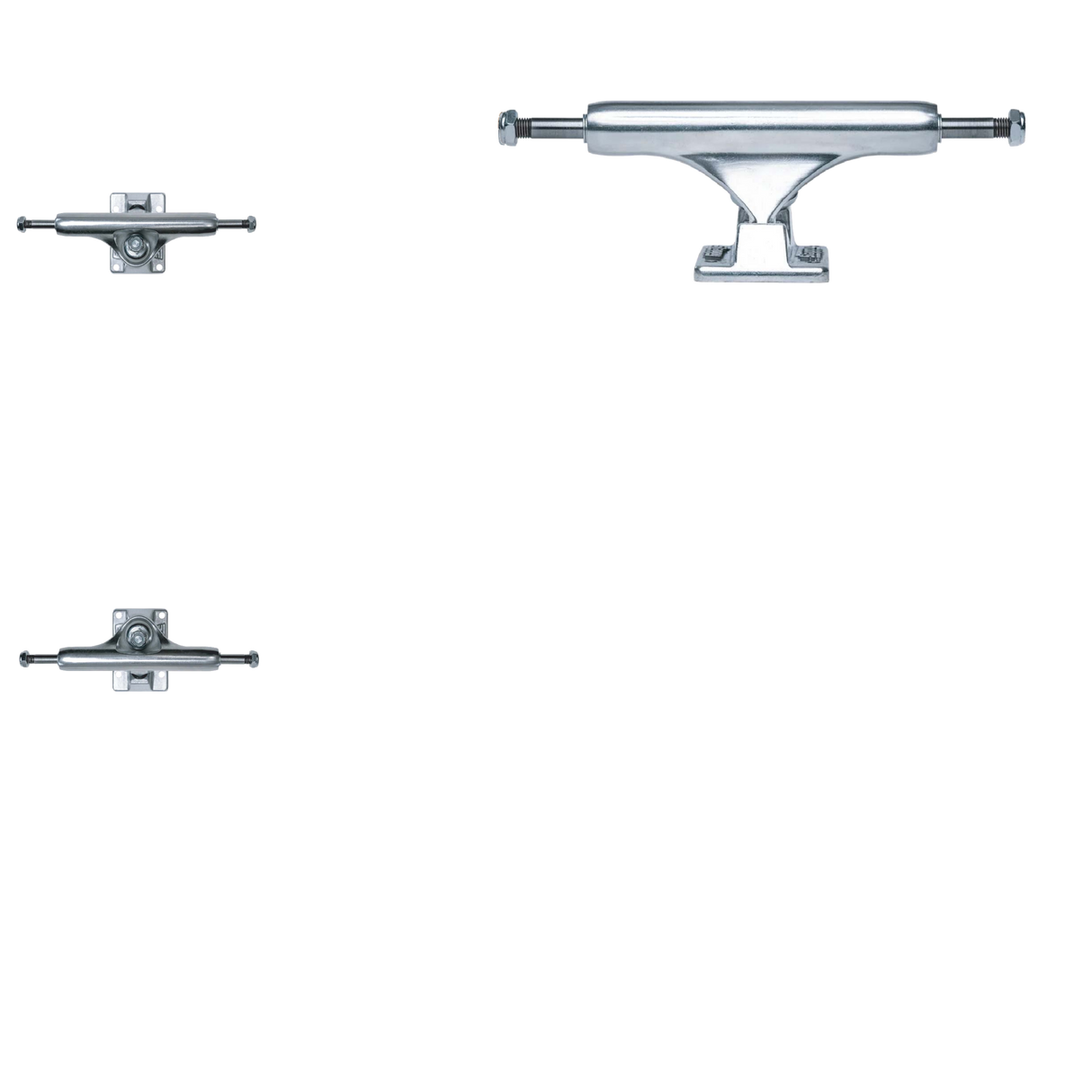 Slappy ST1 Classic Skateboard Trucks - Polished 8"