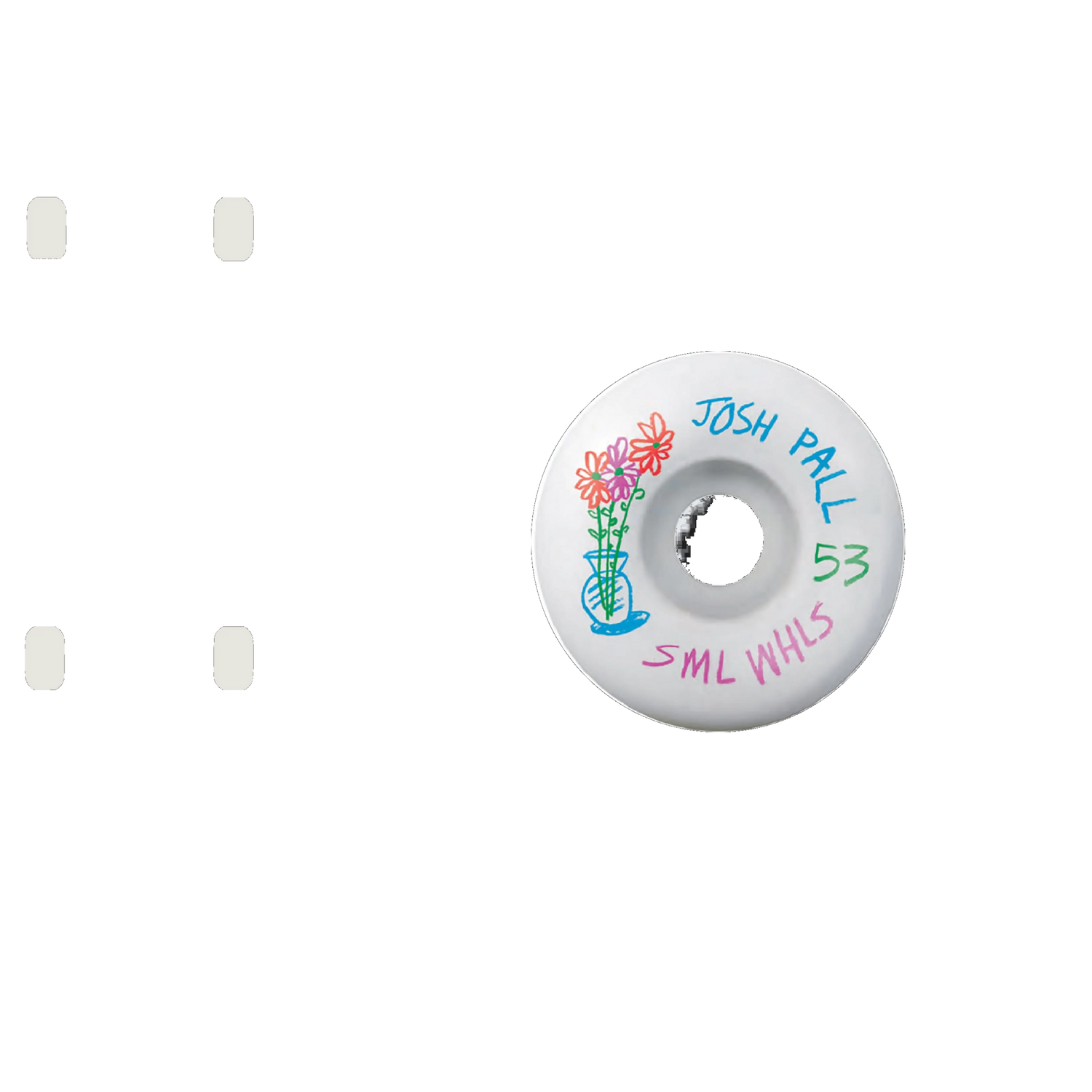 SML. Wheels Pencil Pusher Pall Skateboard Wheels 53mm