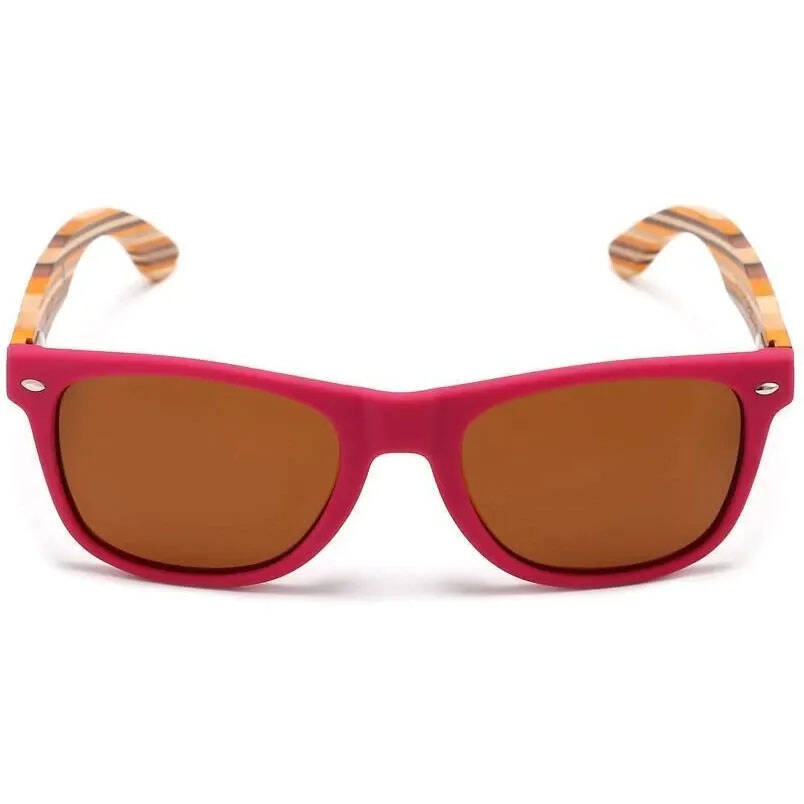 SOEK Avalon Polarized Sunglasses - Magenta Pink