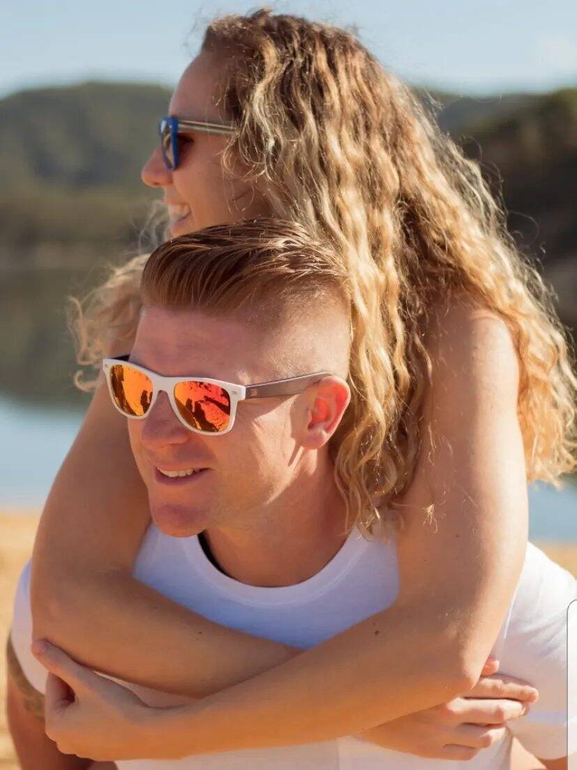SOEK Bells Polarized Sunglasses - White