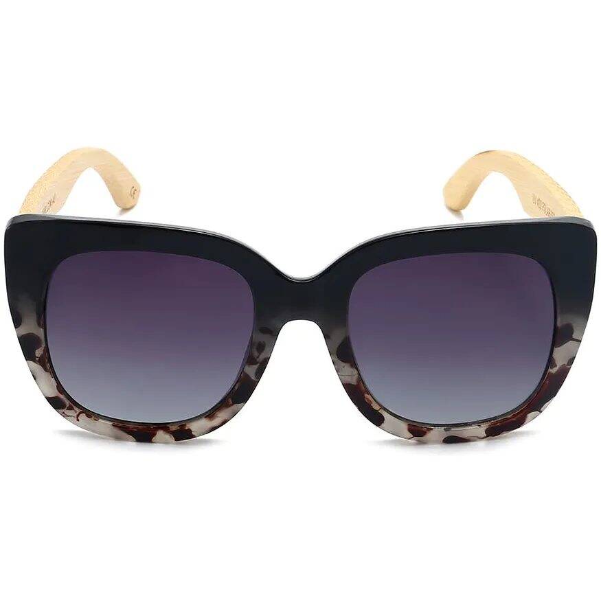 SOEK Riviera Polarized Sunglasses - Black/Ivory Tortoise