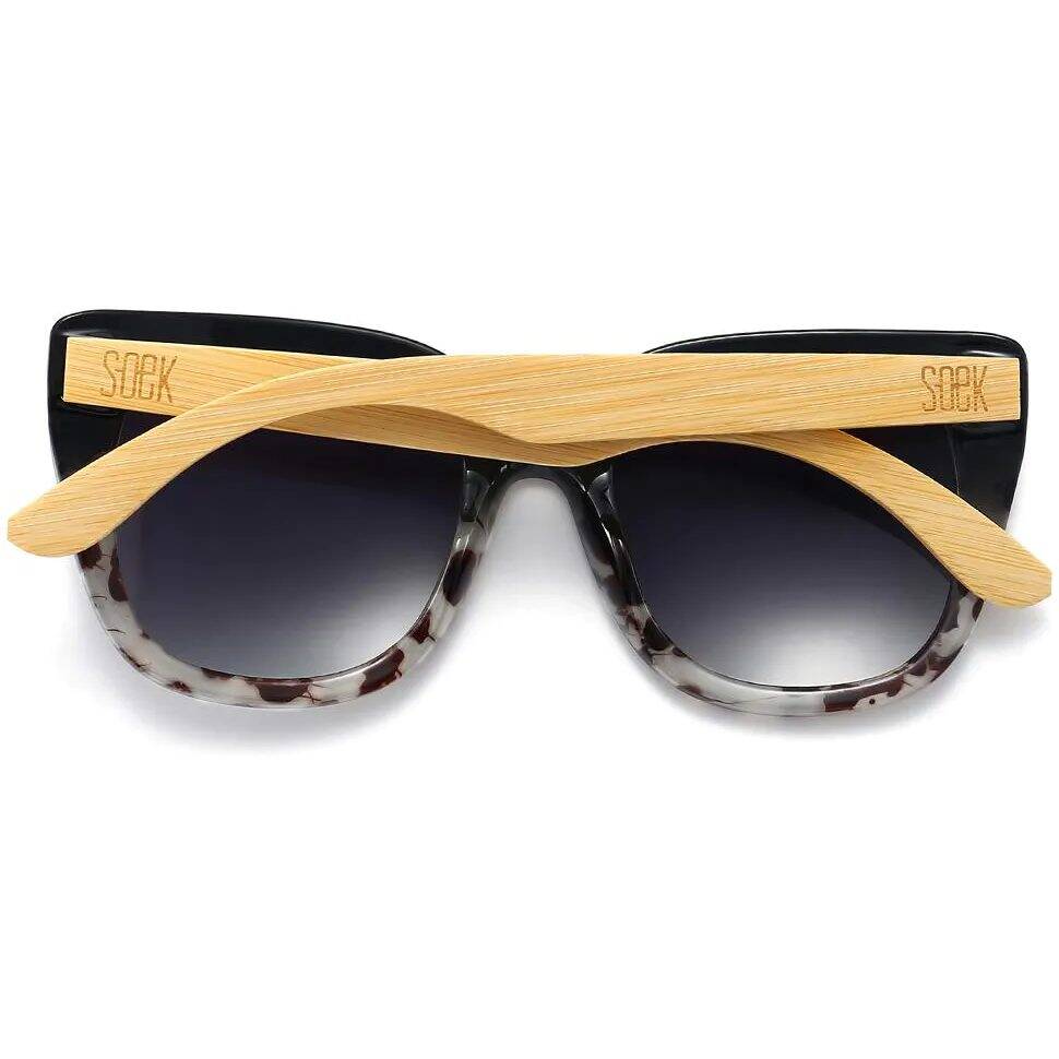 SOEK Riviera Polarized Sunglasses - Black/Ivory Tortoise