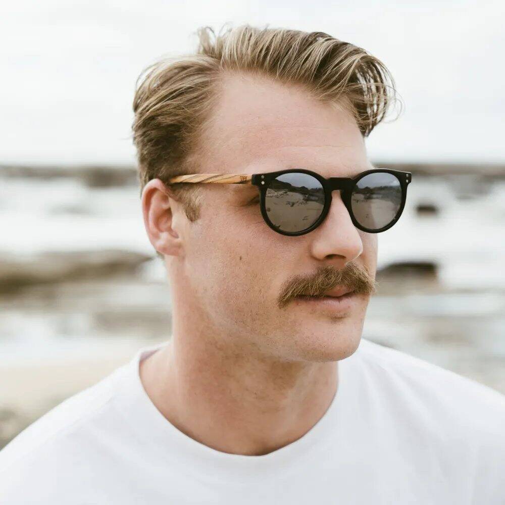 SOEK Sorrento Polarized Sunglasses - Black