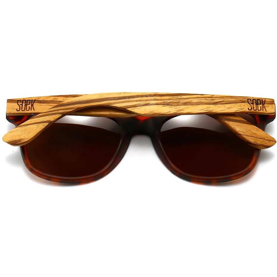 SOEK Avoca Walnut Polarized Sunglasses