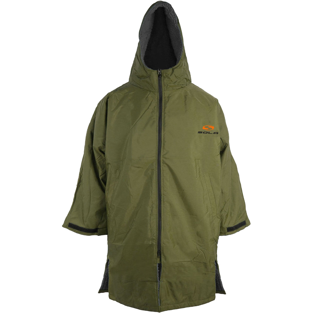 Sola Junior Waterproof Changing Robe - Khaki/Black