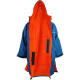 Sola Waterproof Changing Robe - Navy/Orange