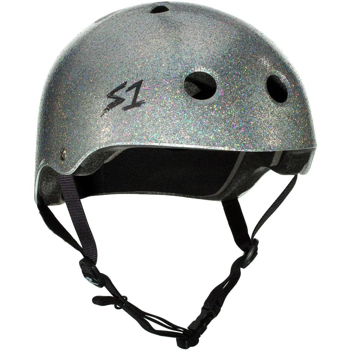 S1 Lifer Multi Impact Helmet- Silver Glitter