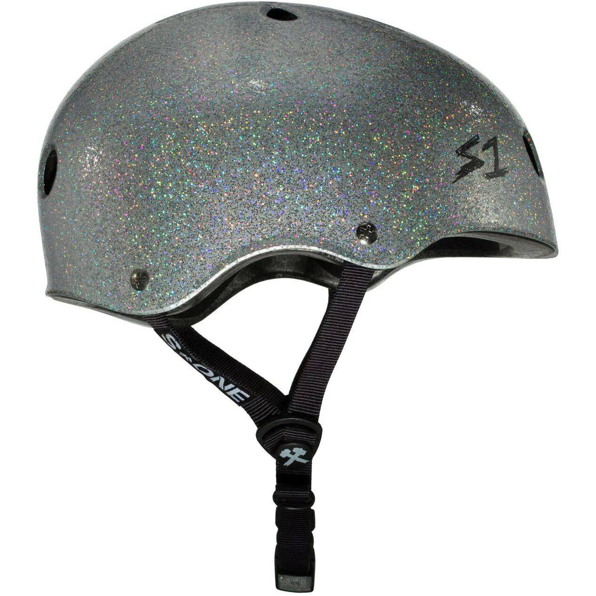 S1 Lifer Multi Impact Helmet- Silver Glitter
