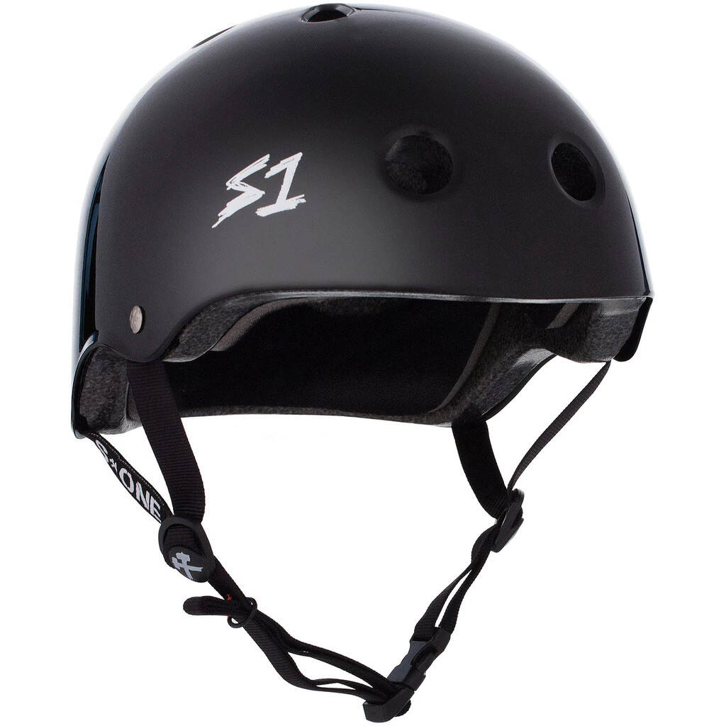 S1 'Lifer' Multi Impact Helmet- Black Gloss - Small