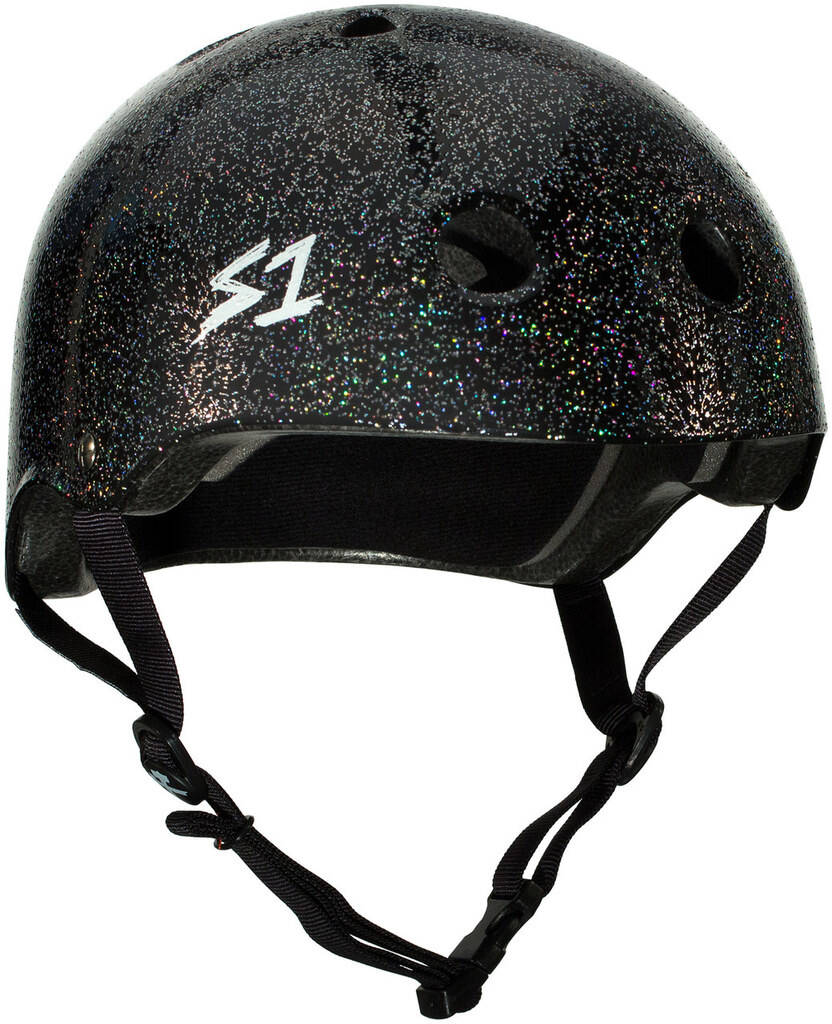 S1 'Lifer' Multi Impact Helmet- Black Glitter - Medium