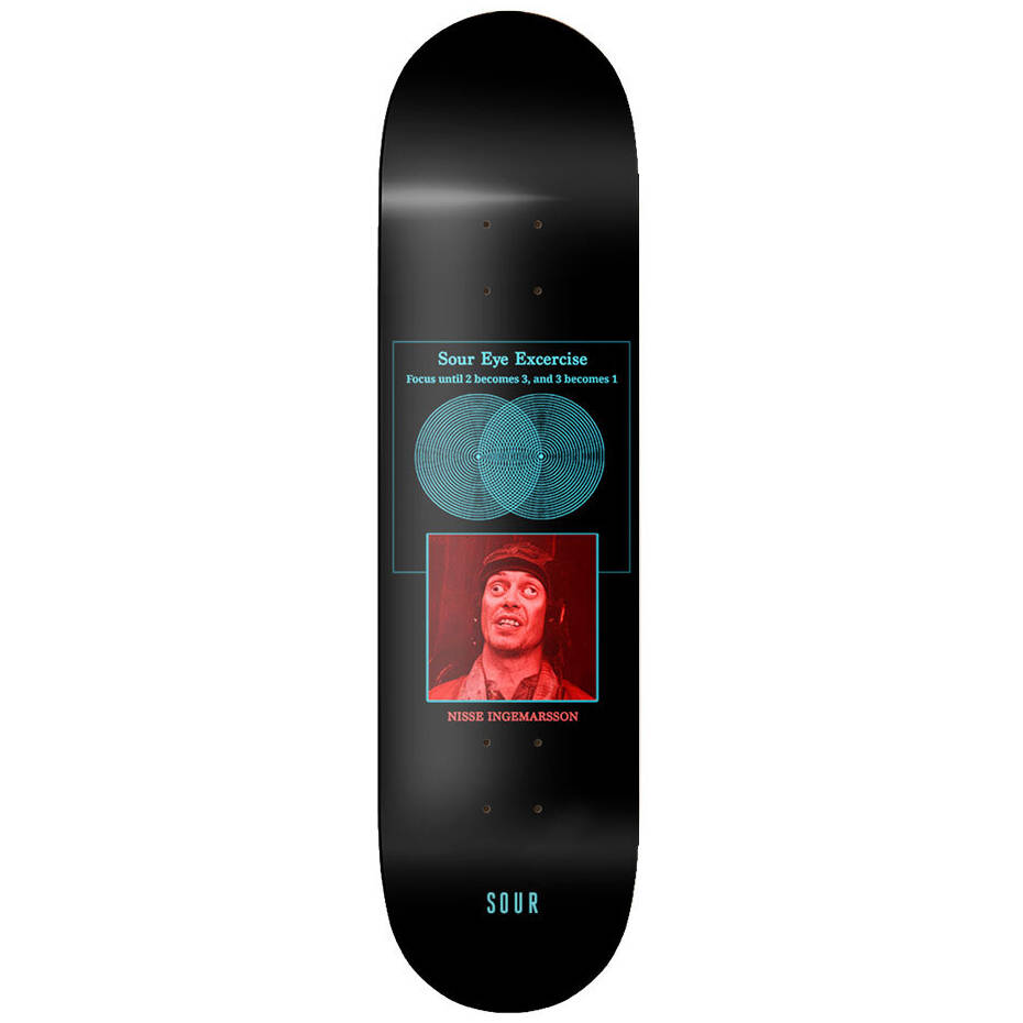 Sour Sour Eyes Skateboard Deck - Nisse 8.125''