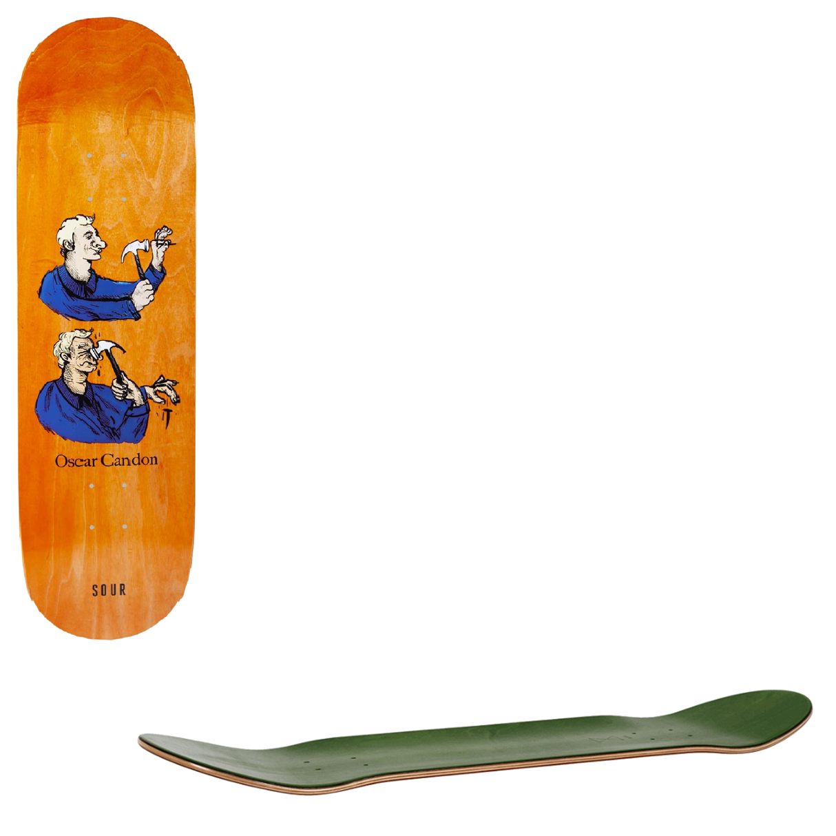 Sour Carpenter Skateboard Deck - Oscar 8.375"