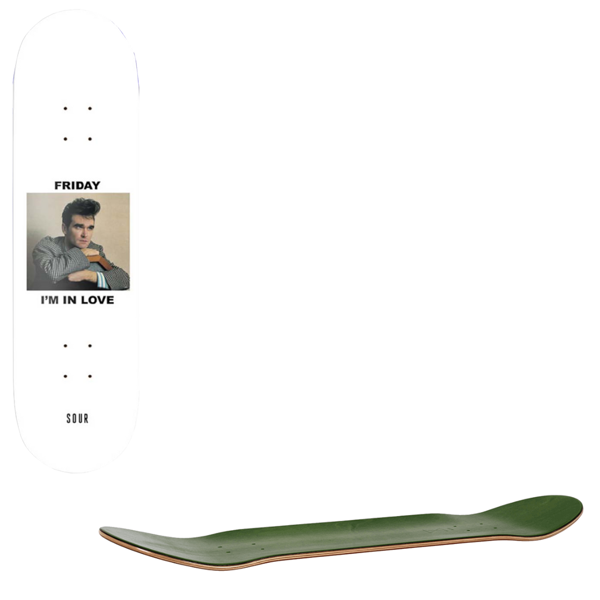 Sour Friday I'm In Love Skateboard Deck 8"