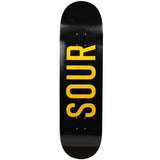 Sour Sour Army Skateboard Deck - Black 8.5"