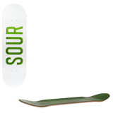 Sour Sour Army Skateboard Deck - White 8"