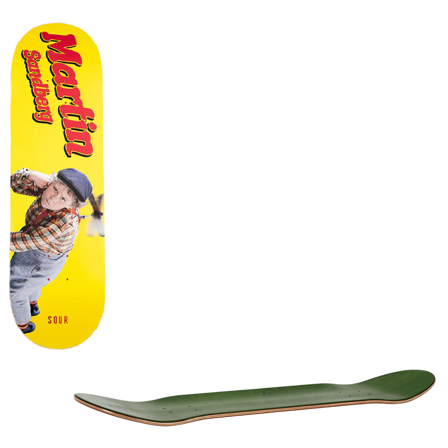Sour Solution Martin Sandberg Skateboard Deck - Karlsson 8.25"