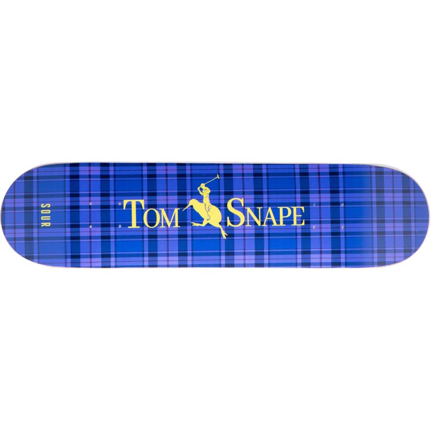 Sour Solution Snape Polo Skateboard Deck - Blue 8"