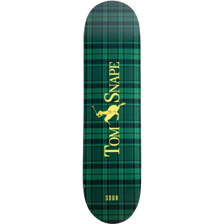 Sour Solution Snape Polo Skateboard Deck - Green 8.25"