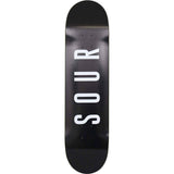 Sour Solution Sour Army Skateboard Deck - Black 8.5"