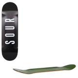 Sour Solution Sour Army Skateboard Deck - Black 8"