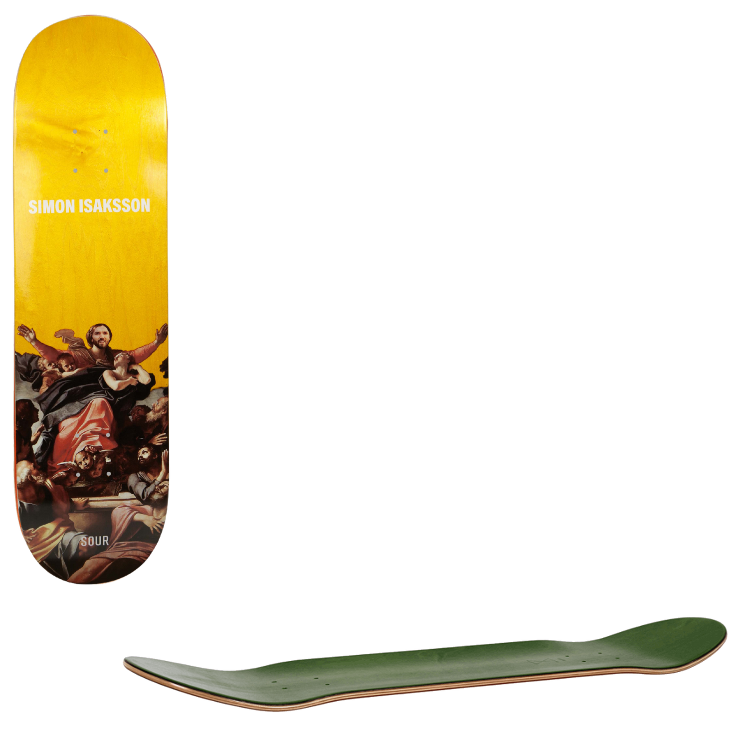 Sour Euro God Skateboard Deck - Simon 8.75"
