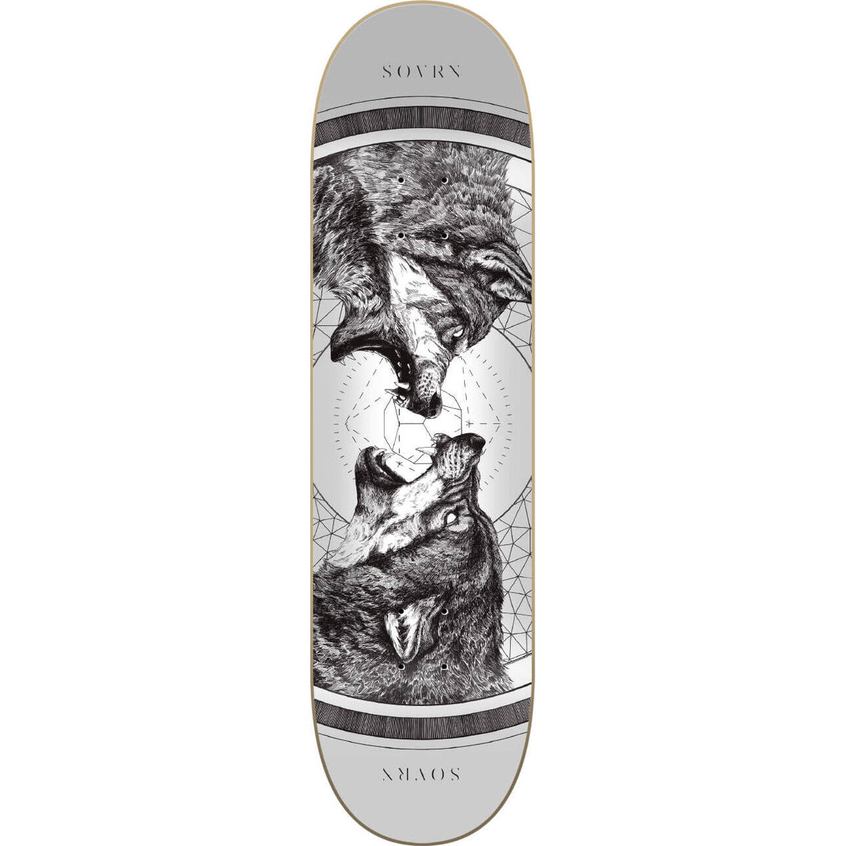 SOVRN Geri &amp; Freki Skateboard Deck - 8.25''