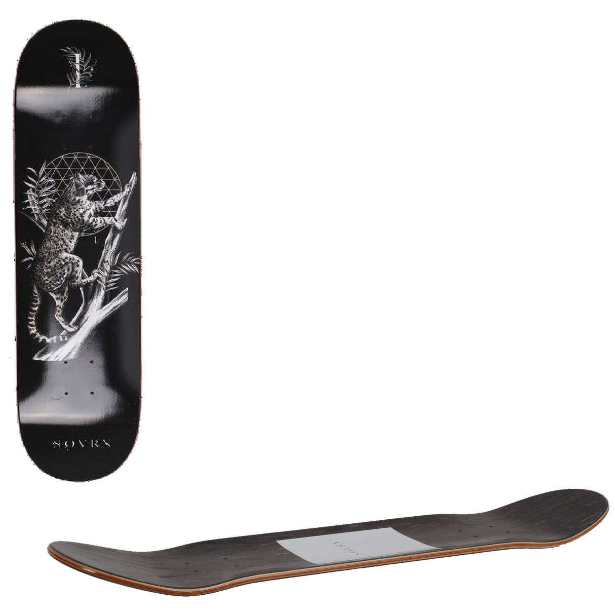SOVRN Felis B Skateboard Deck - 8''