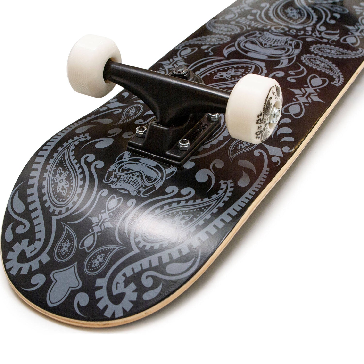 Speed Demons Bandana Complete Skateboard - Black/Black 8.25"