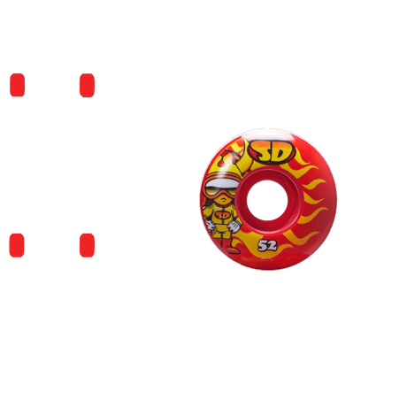 Speed Demons Characters Hot Shot Skateboard Wheels - 52mm