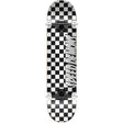 Speed Demons Checkers Complete Skateboard - Black/White 8''