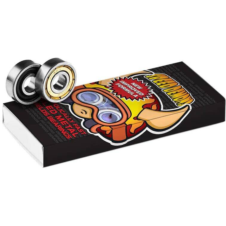 Speed Demons Skateboard Bearings ABEC 5 - Gold (Pack of 8)
