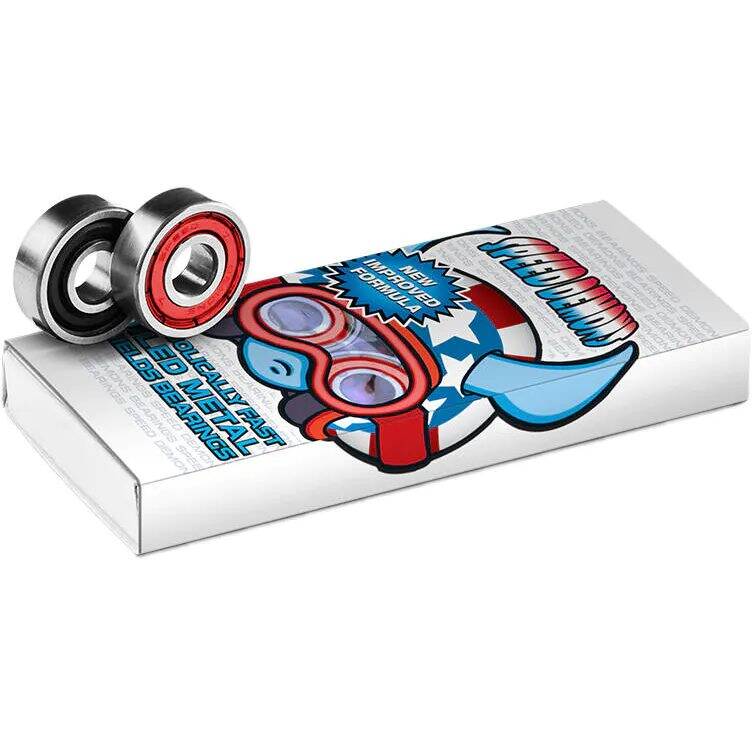 Speed Demons Skateboard Bearings ABEC 5 - Red (Pack of 8)