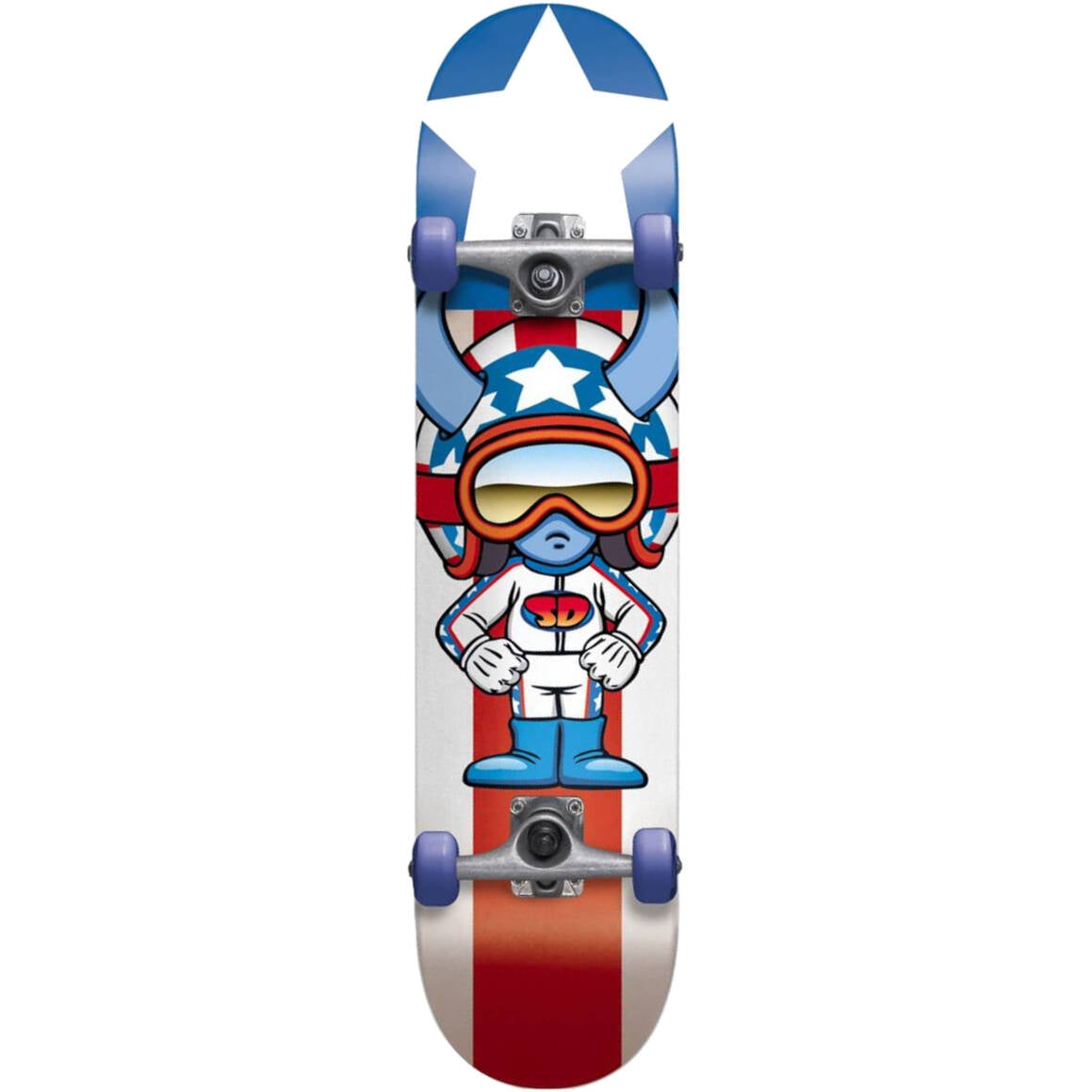 Speed Demons Stars Complete Skateboard - Multi 7.75''