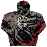 Spitfire Bighead Hoodie - Rainbow Overdye Wash/White