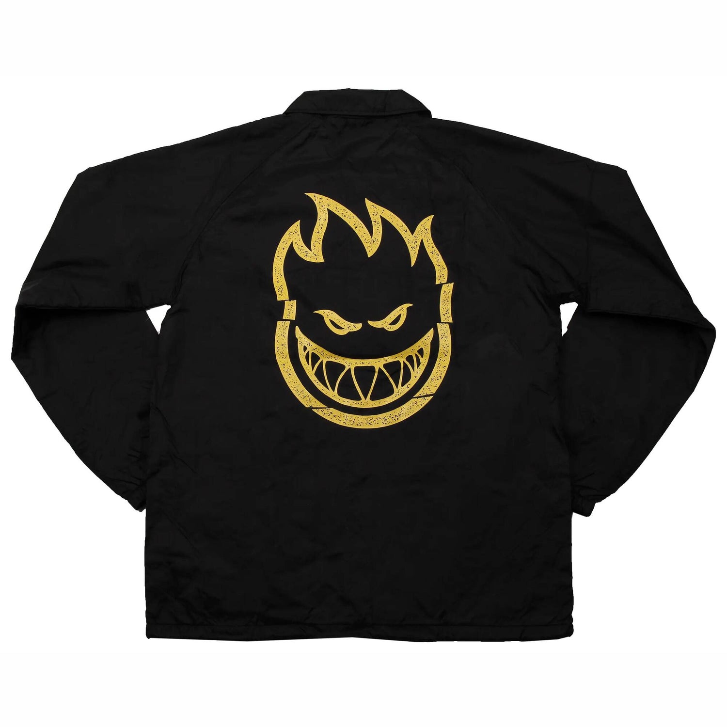 Spitfire Clean Cut Coaches Jacket - Black/Yellow