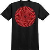 Spitfire Classic Swirl Overlay T Shirt - Black