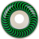 Spitfire Classic 99D Skateboard Wheels - White/Green 52mm