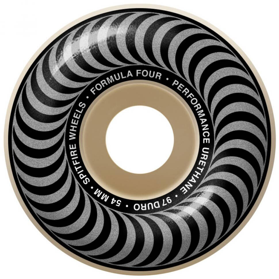 Spitfire Formula Four Classic 97a Skateboard Wheels - Natural 54mm (Pack of 4)