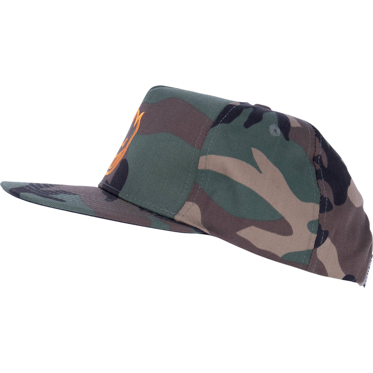 Spitfire Bighead Snapback Cap - Camo/Orange