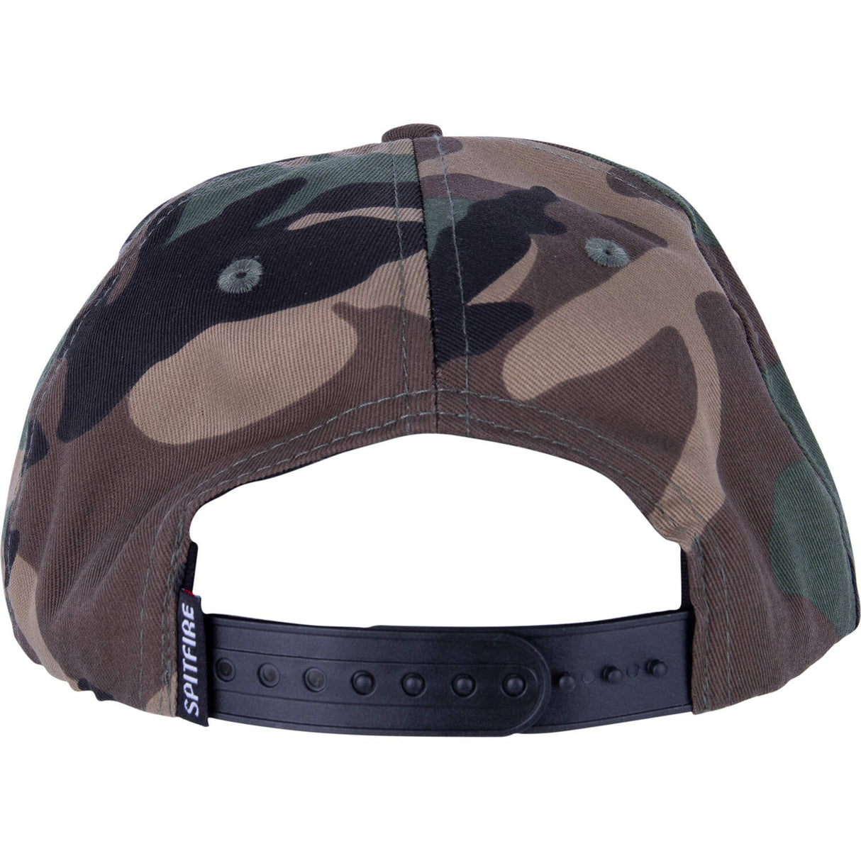 Spitfire Bighead Snapback Cap - Camo/Orange