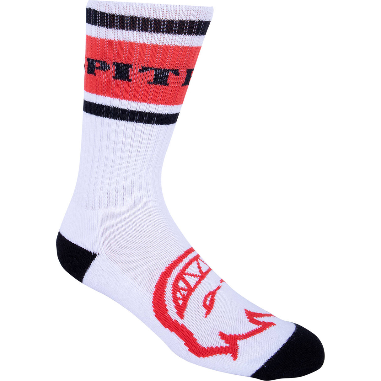Spitfire Classic 87 Bighead Socks - White/Black/Red