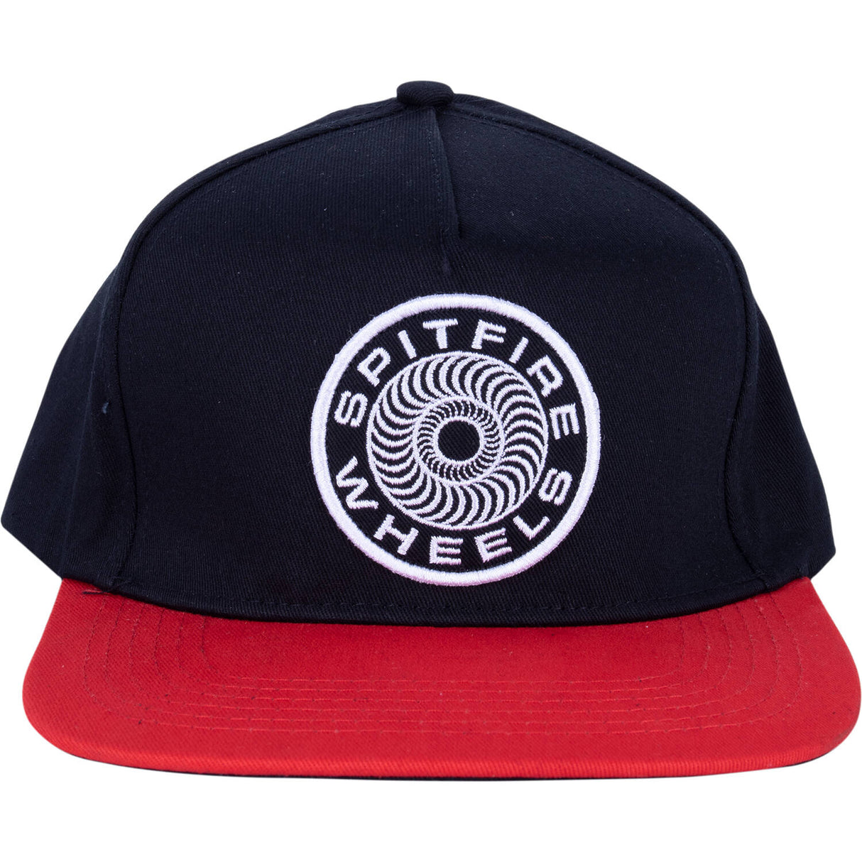 Spitfire Classic 87 Swirl Patch Snapback Cap - Black/Red