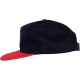 Spitfire Classic 87 Swirl Patch Snapback Cap - Black/Red