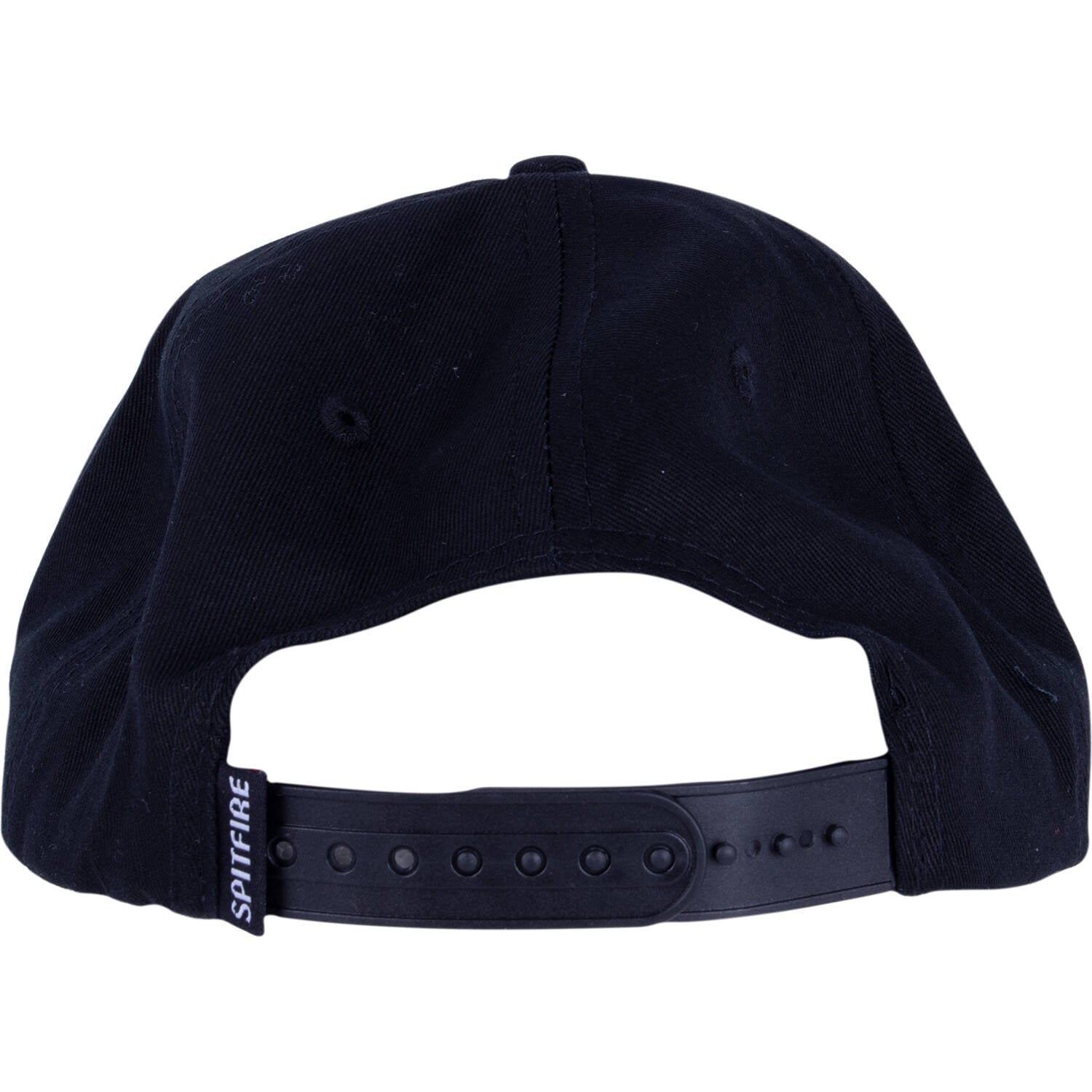 Spitfire Classic 87 Swirl Patch Snapback Cap - Black/Red