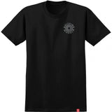 Spitfire Classic 87 Swirl T Shirt - Black/Silver Fleck