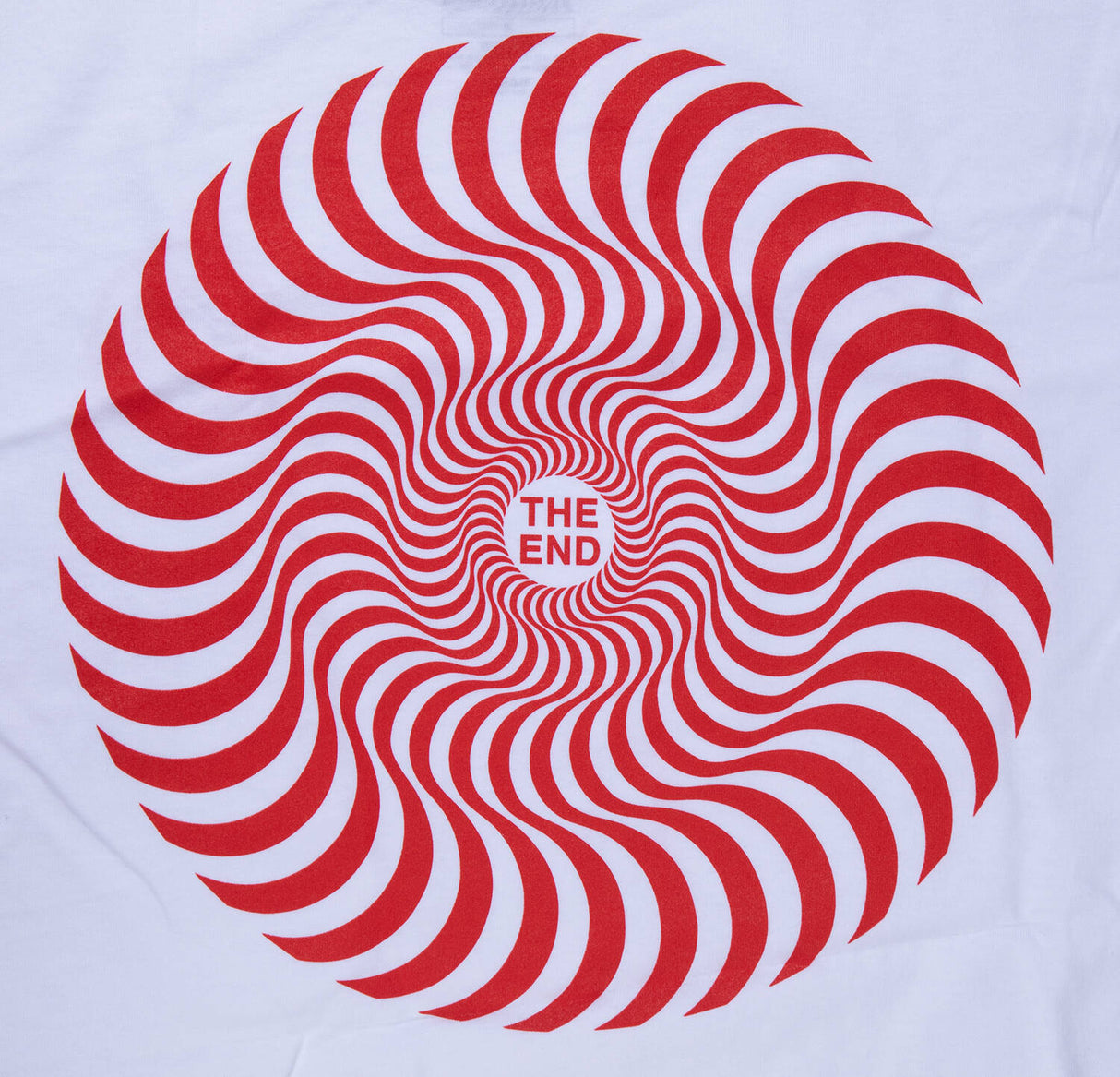 Spitfire Classic Swirl T Shirt - White/Red